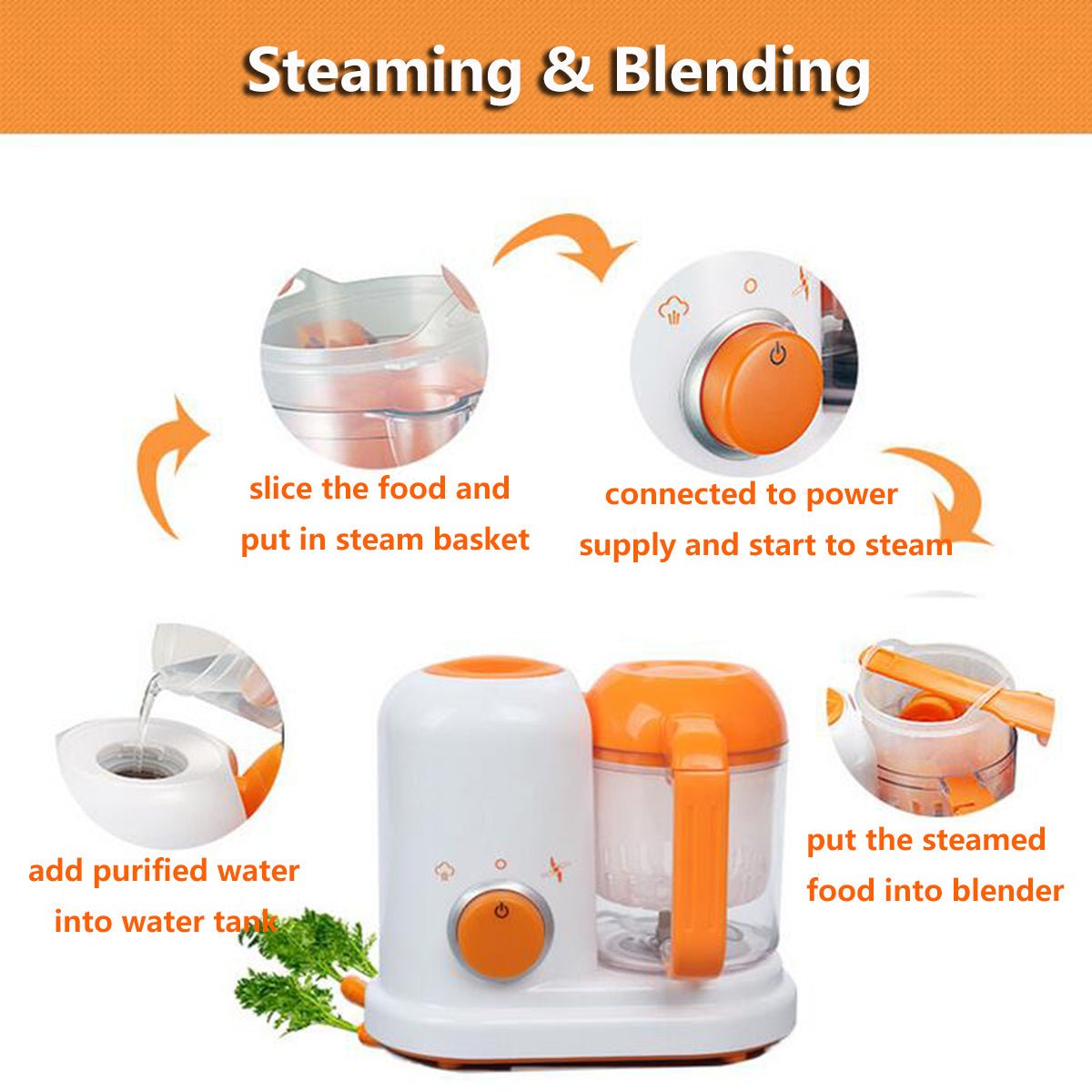Smart Multi - Function Baby Food Maker - Smart Gadgets