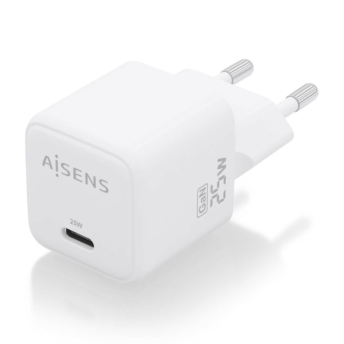 Wall Charger Aisens ASCH - 25W1P012 - W White 25 W (1 Unit) - Smart Gadgets