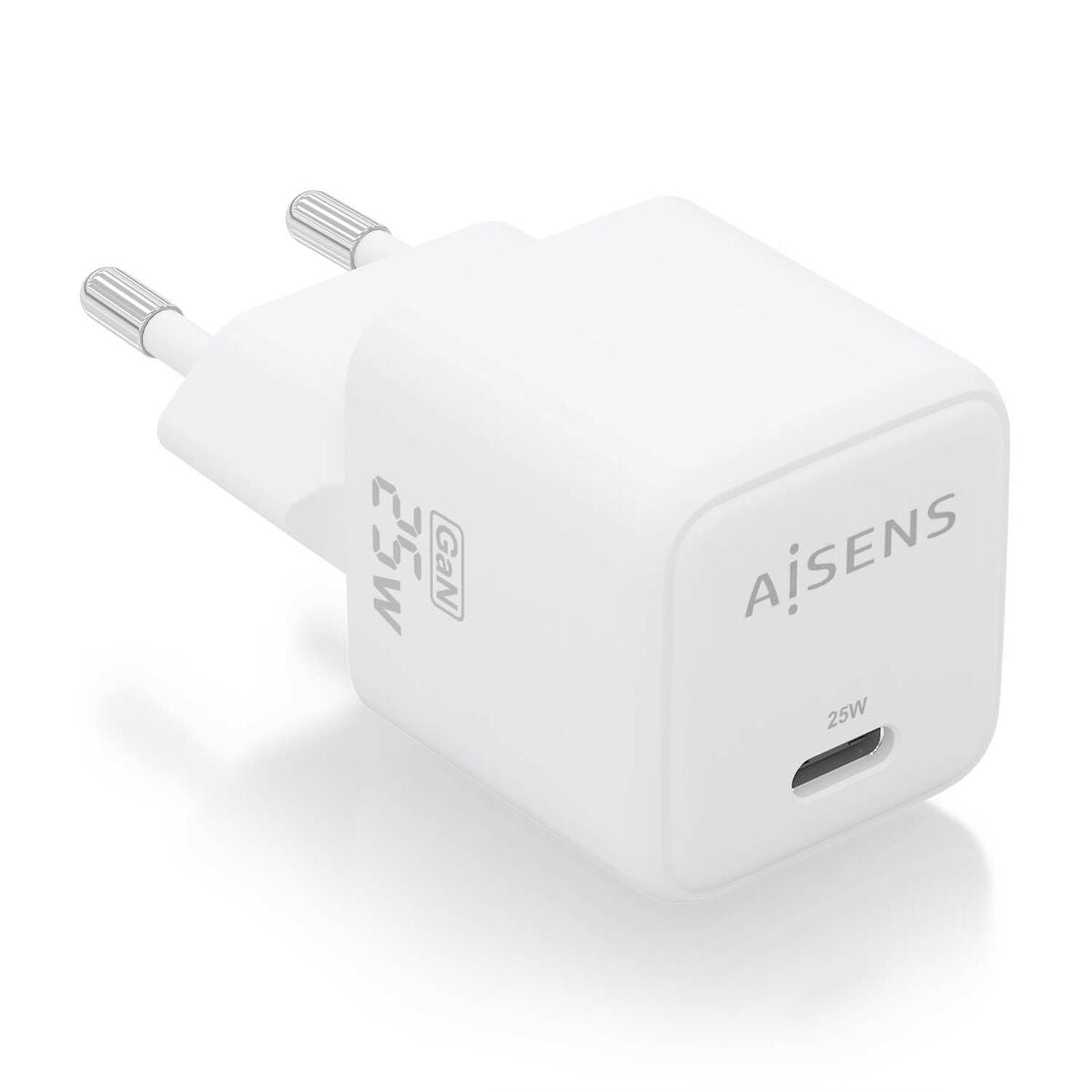Wall Charger Aisens ASCH - 25W1P012 - W White 25 W (1 Unit) - Smart Gadgets