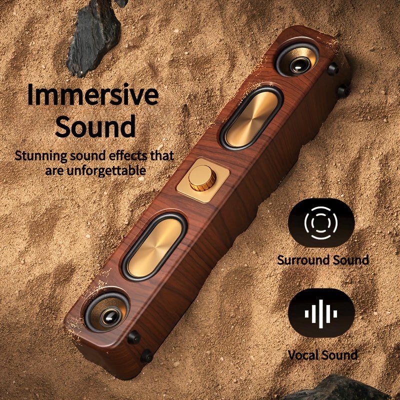 Wireless Dual Bass Speaker with Rechargeable Battery - Smart Gadgets