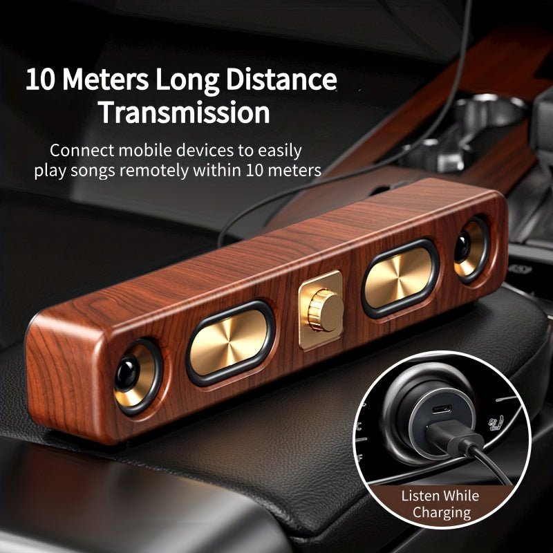 Wireless Dual Bass Speaker with Rechargeable Battery - Smart Gadgets