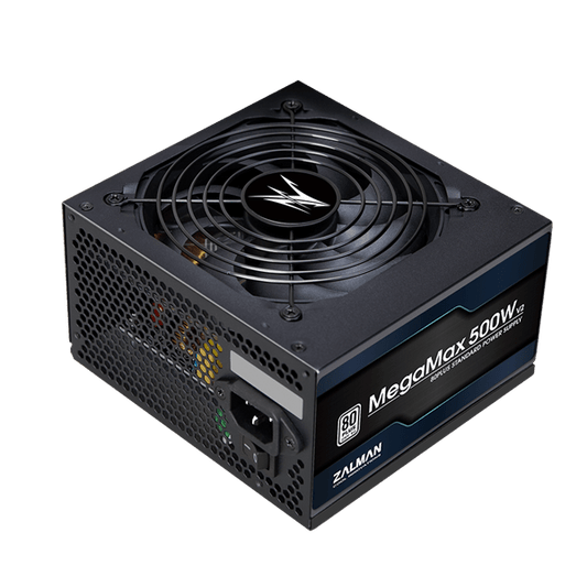 Zalman ZM500 - TXII V2 MegaMax 80PLUS 230V EU STANDARD Certified high efficiency PCI - E zdroj 500 W 20+4 pin ATX Čierna (ZM500 - TXII(V2)) - Smart Gadgets